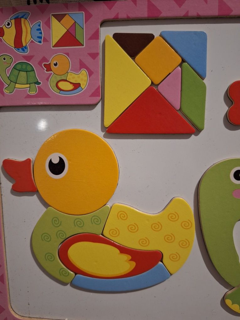 Puzzle magnetyczne dla najmłodszych 4 obrazki