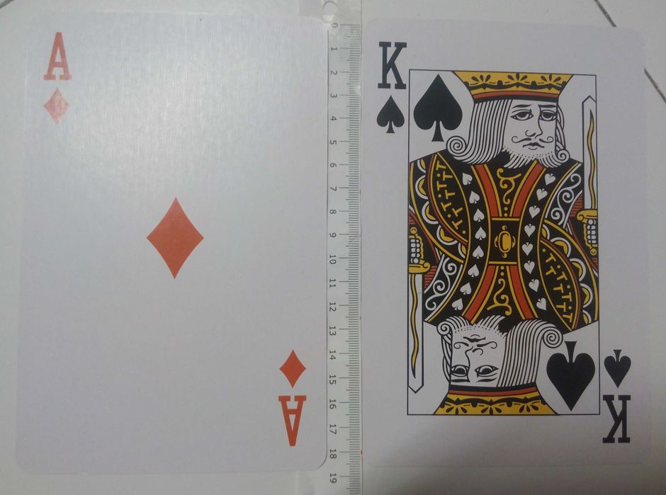 Baralho cartas gigante