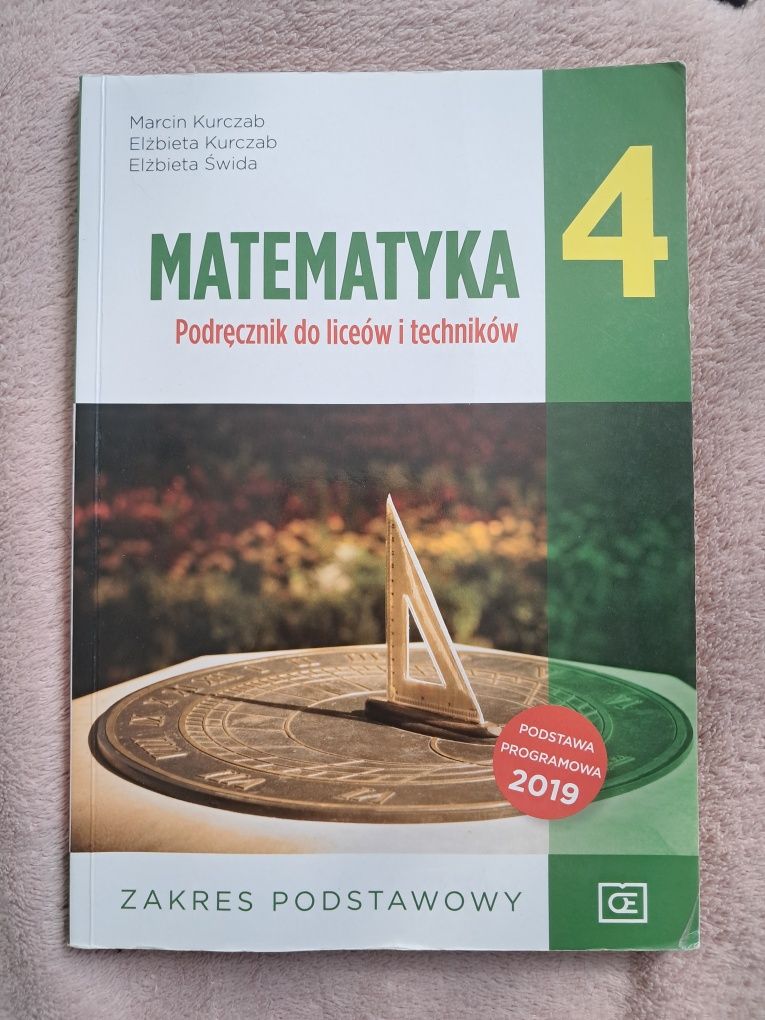 Podręcznik- matematyka 4 zakres podstawowy