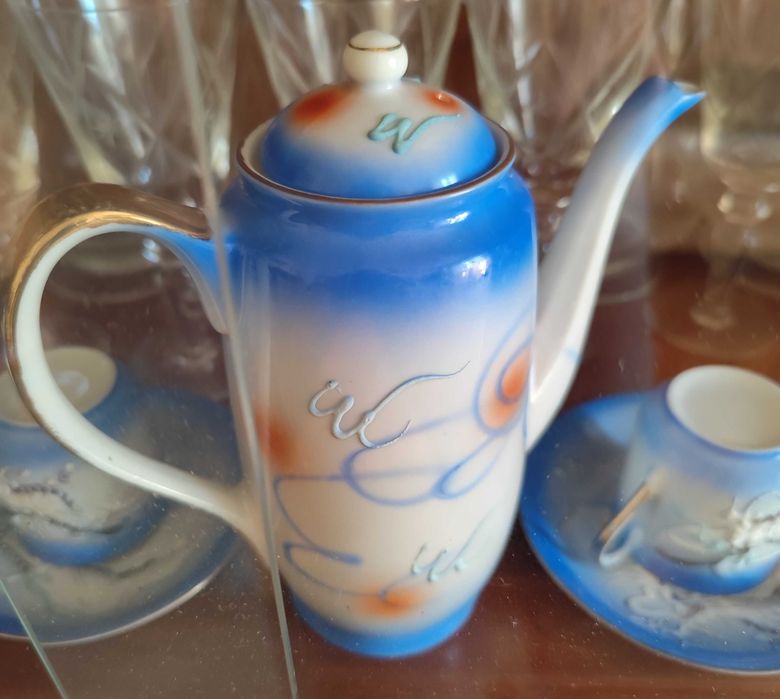 Conjunto NOVO de café porcelana japonesa Soko China