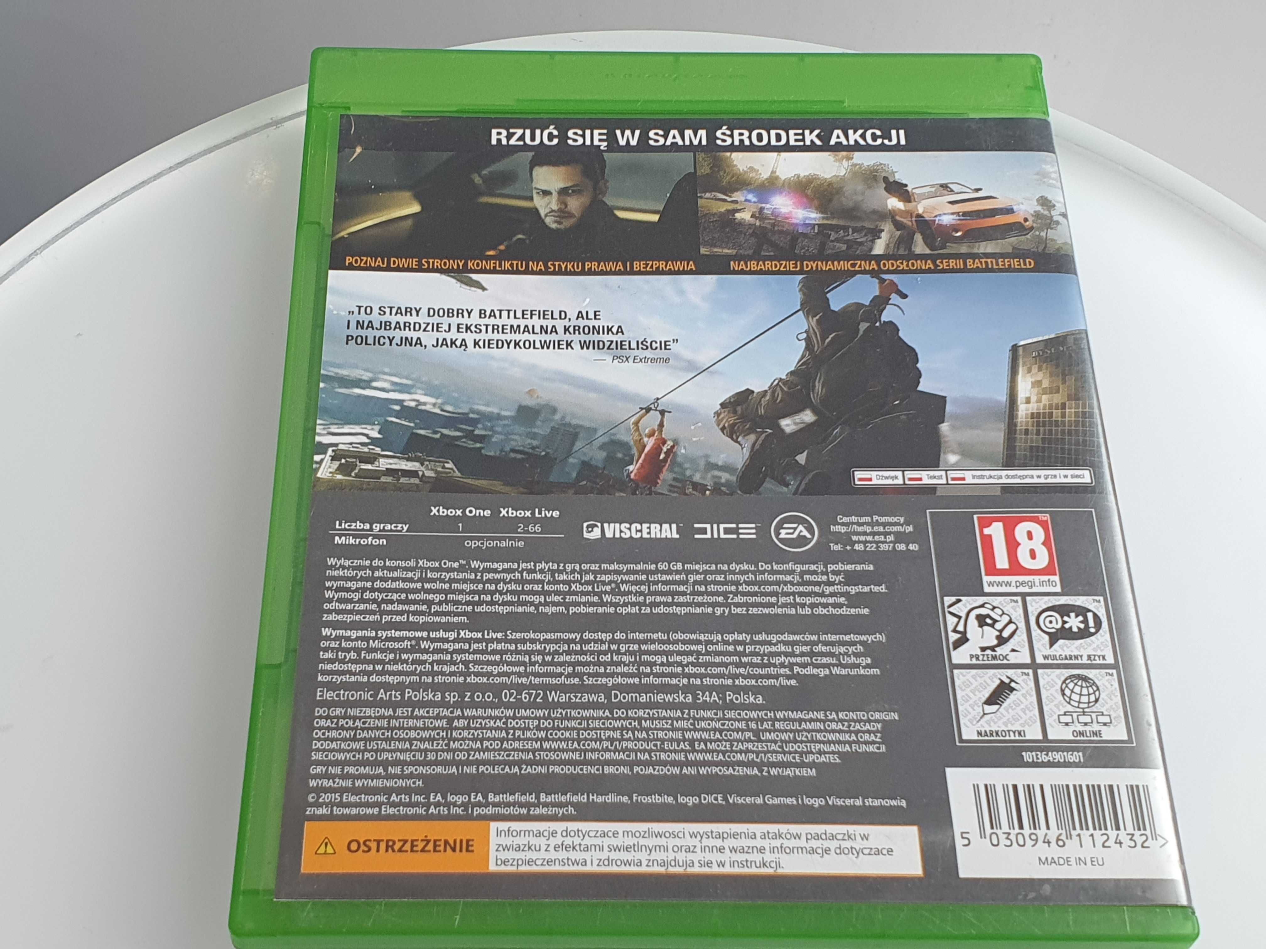 Battlefield Hardline PL Xbox One / Xbox Series X Sklep
