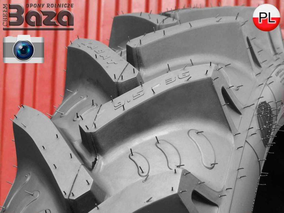 BAZA Opona 9.5-36 Kabat 10PR Mocna Gruba Brutto z FV + Tani Kurier !