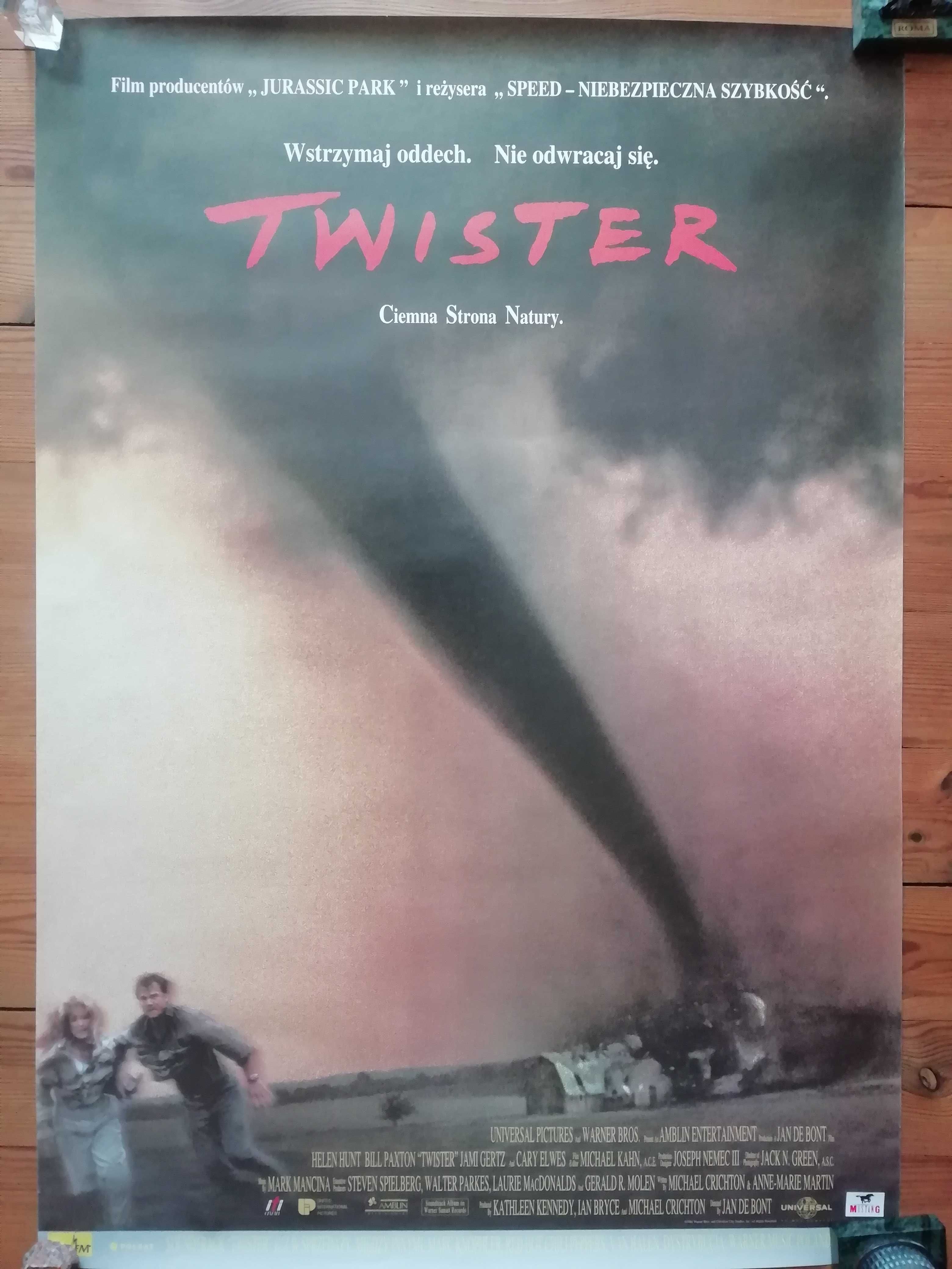 Rarytas Plakat kinowy twister tornado