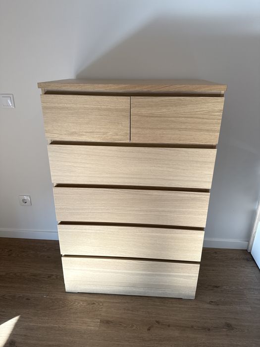 Comoda Malm ikea com 6 gavetas