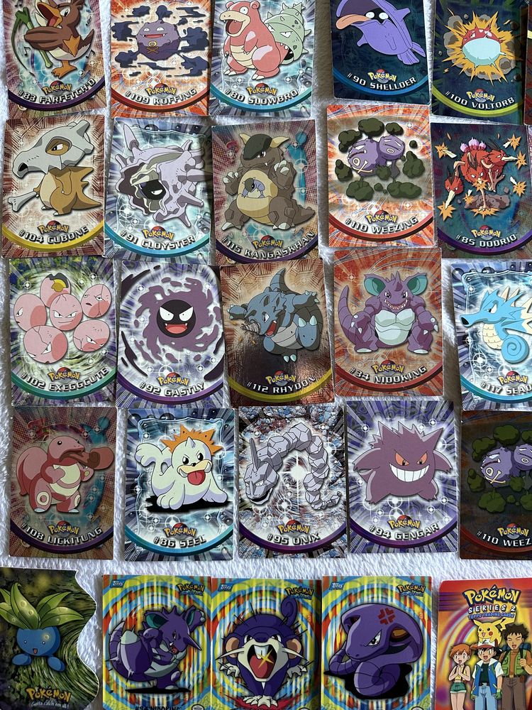 Pokemon Topps - conjunto 70 cartas