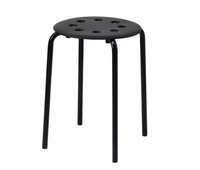 IKEA Mariu stołek, taboret (czarny)