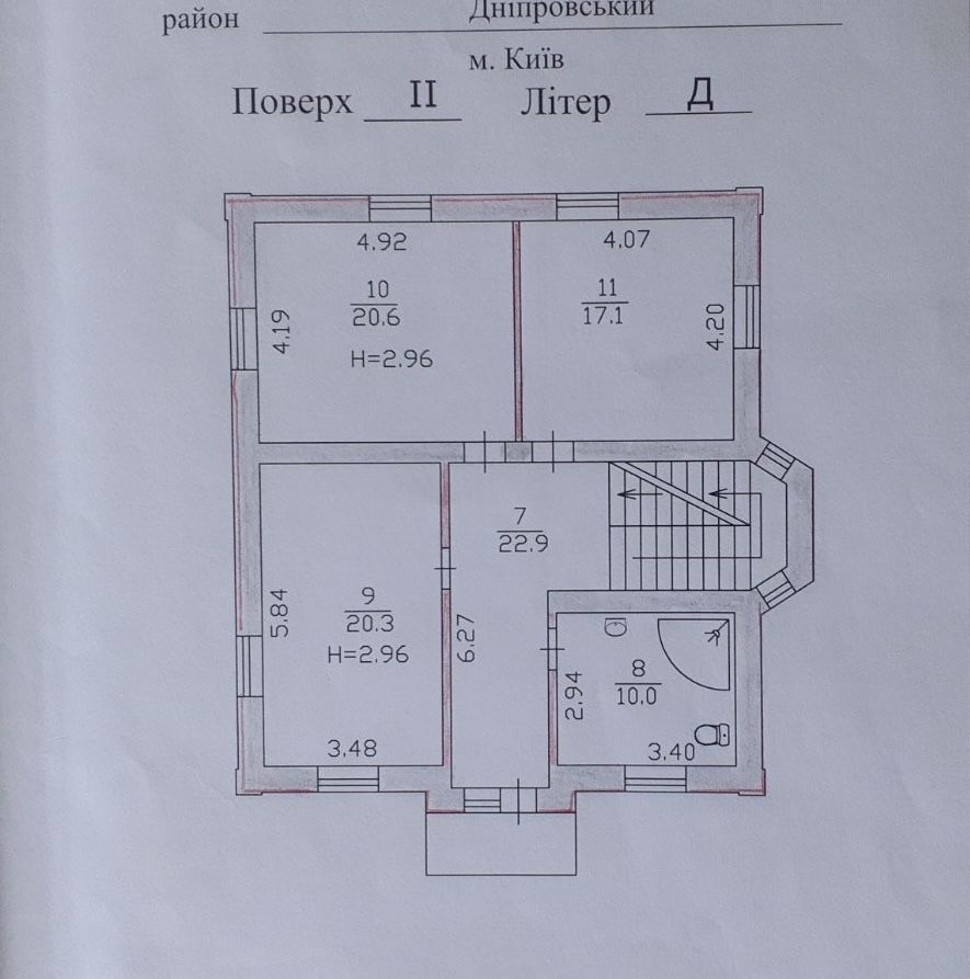 Продам 3-х поверховий будинок в Києві, вул. Алматинська, ДВРЗ