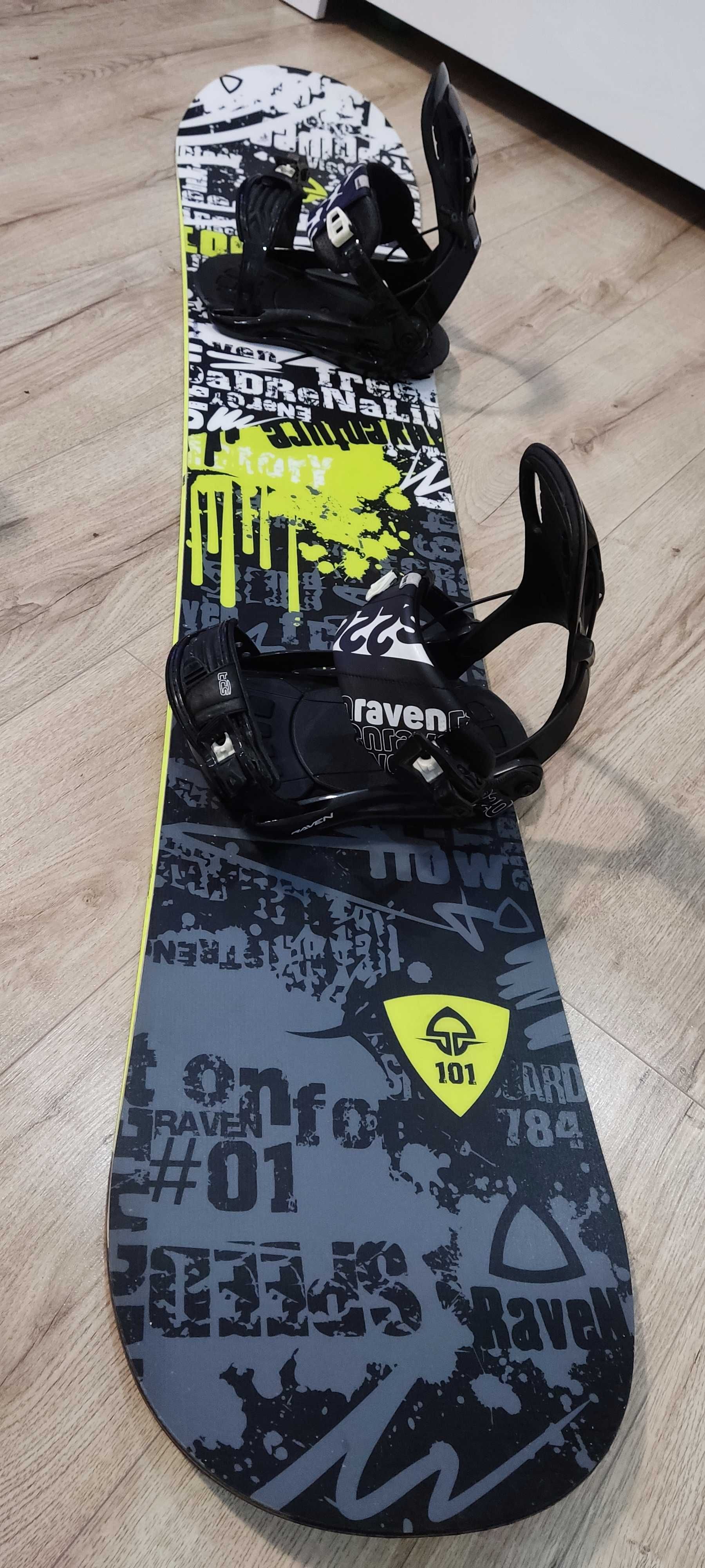 Snowboard Raven + wiązania + buty 47