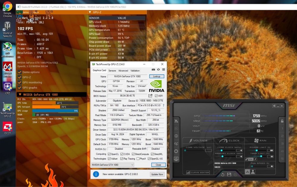 GTX1080/ Ryzen 5 3600/ 16Gb DDR4 s-AM4 игровой компьютер ПК
