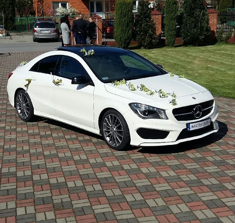 Samochód do ślubu! Auto do ślubu! Piękny Mercedes CLA 200