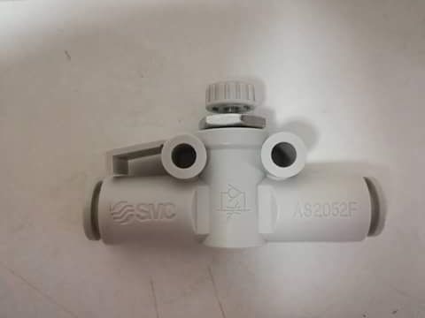 Regulador Smc 4mm/6mm/ 8mm As2052f com controlador de fluxo