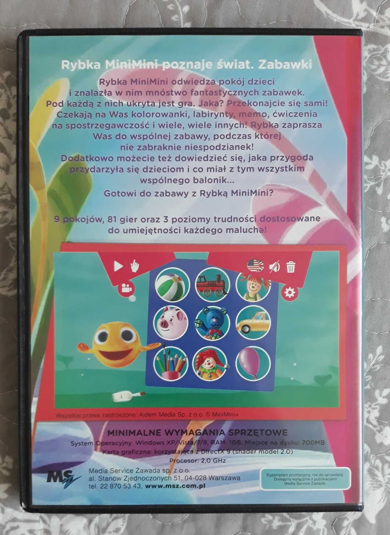 Bajki muzyka dla dzieci minionki, rybka minimini, strażak Sam, Alvin