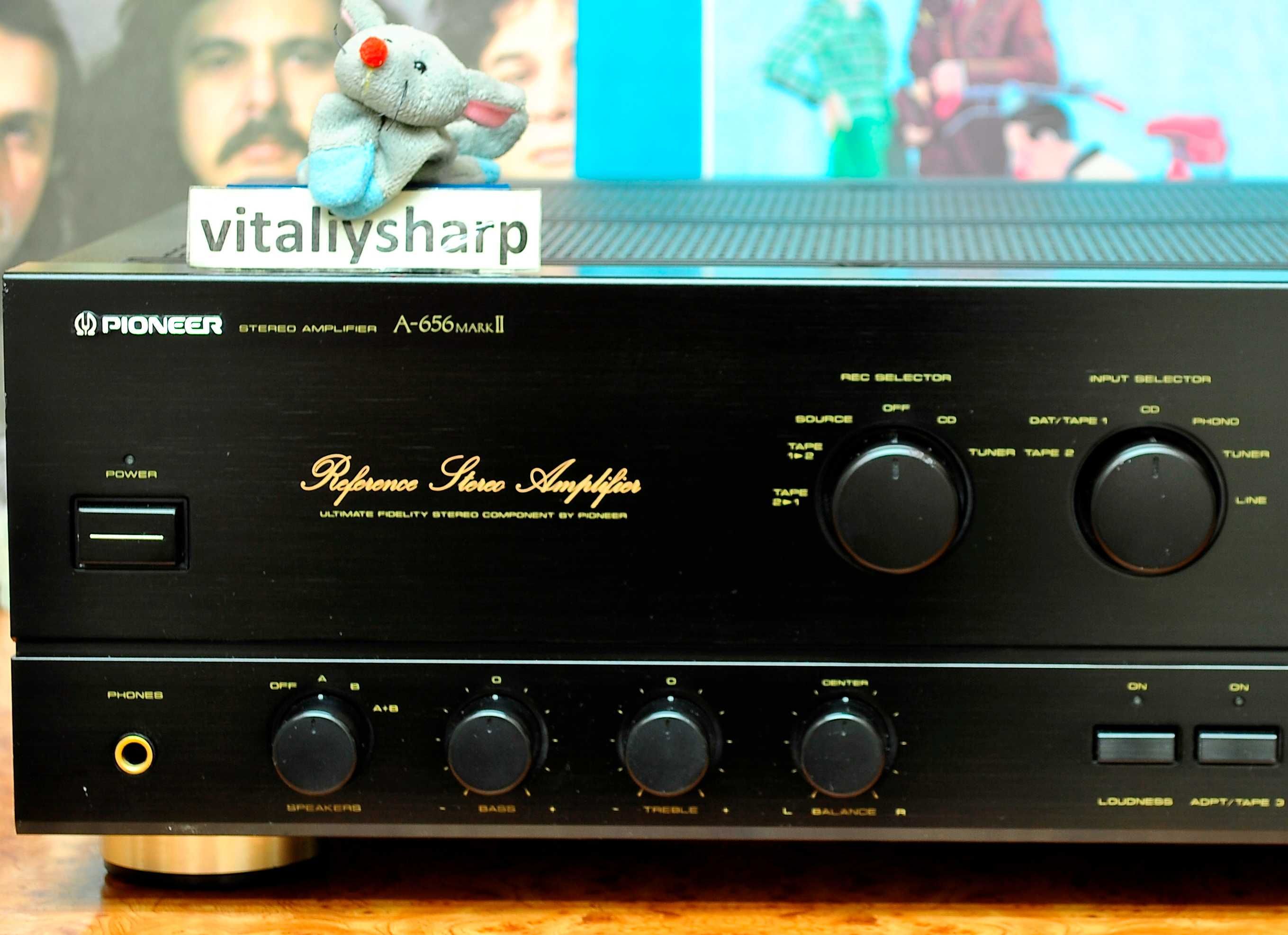 PIONEER A-656 MARK II (13s) - Reference Stereo Amplifier! 15кг 80вт