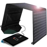 Портативное зарядное устройство EcoSun 60W раскладная солнечная панель