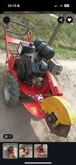 Frezowanie pni , karczowanie, wycinka , rozdrabnianie , rębak , frezar