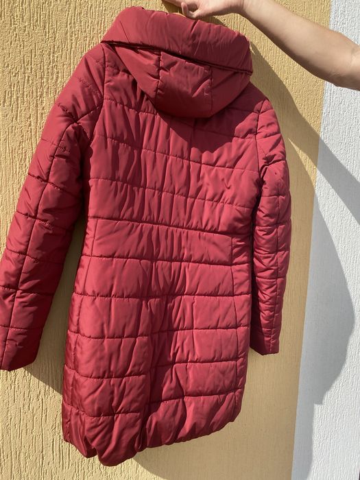 Куртка/пальто для вагітних осінь/ зима my secret розмір М бордо