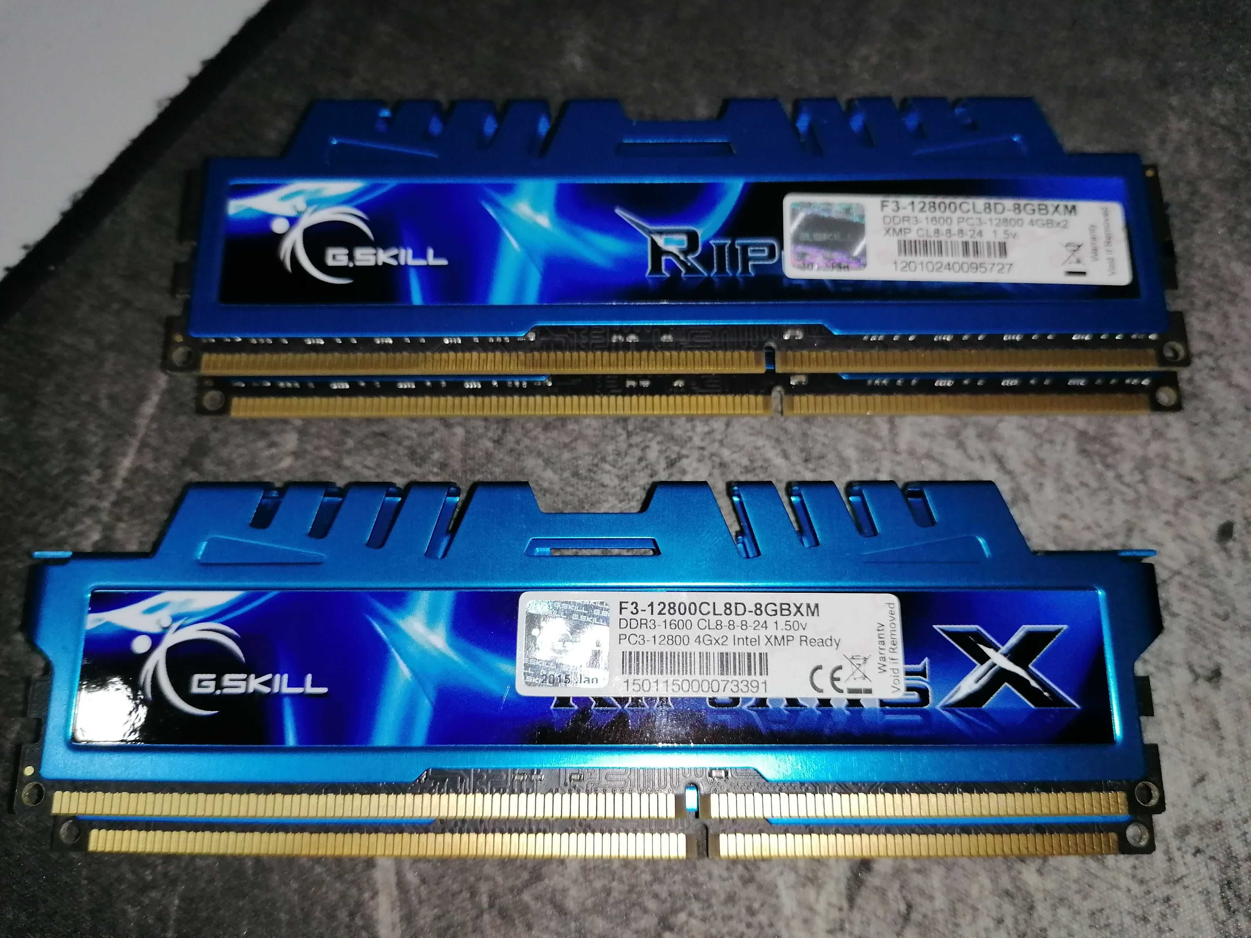 Memorias G.Skill Ripjaws X DDR3 1600 4GBx2