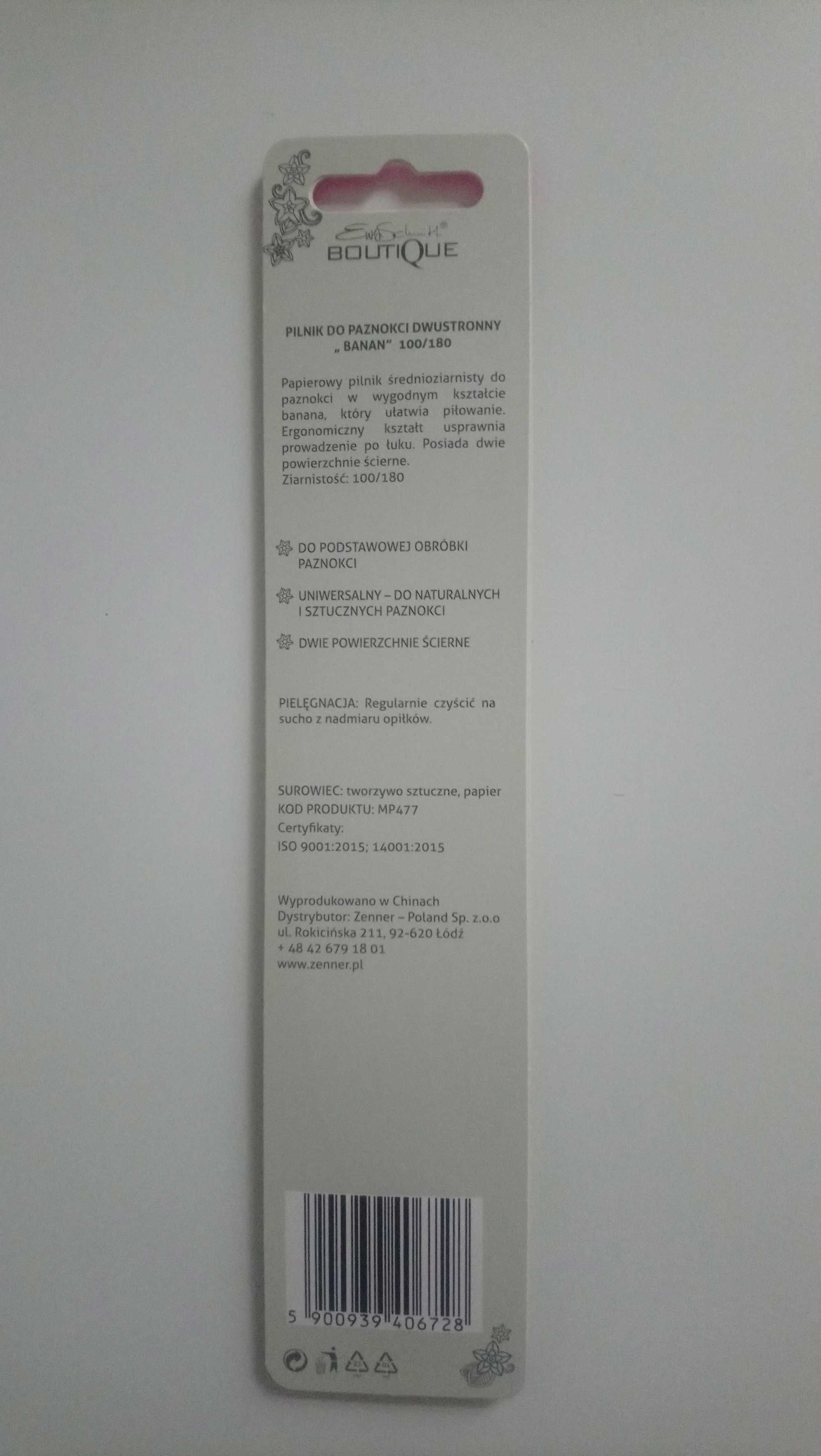 Pilnik do paznokci dwustronny