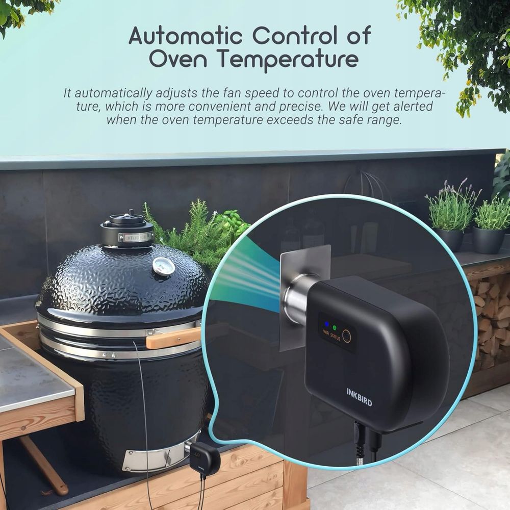 Inkbird Kontroler temperatury do grilla Wi-Fi, apka