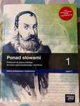 Ponad słowami 1 podręcznik cz.2 LO i Technikum