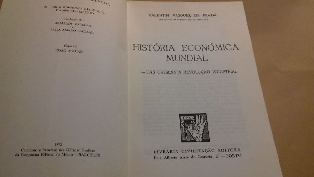 História Económica Mundial//Valentin Velasquez de Prada