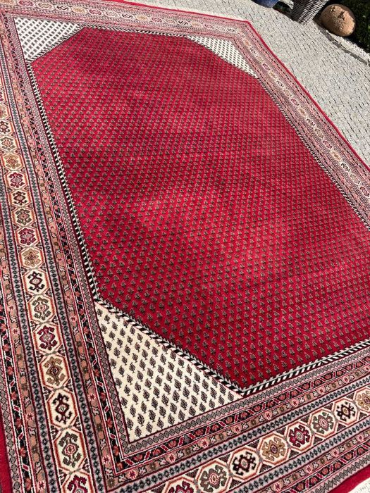 Jak nowy wełniany kaszmirowy dywan perski Indo Mir 365x255 gal 20 tyś