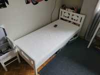 łóżeczko IKEA KRITTER 160x70 + stelaż+materac+deseczka antyupadkowa