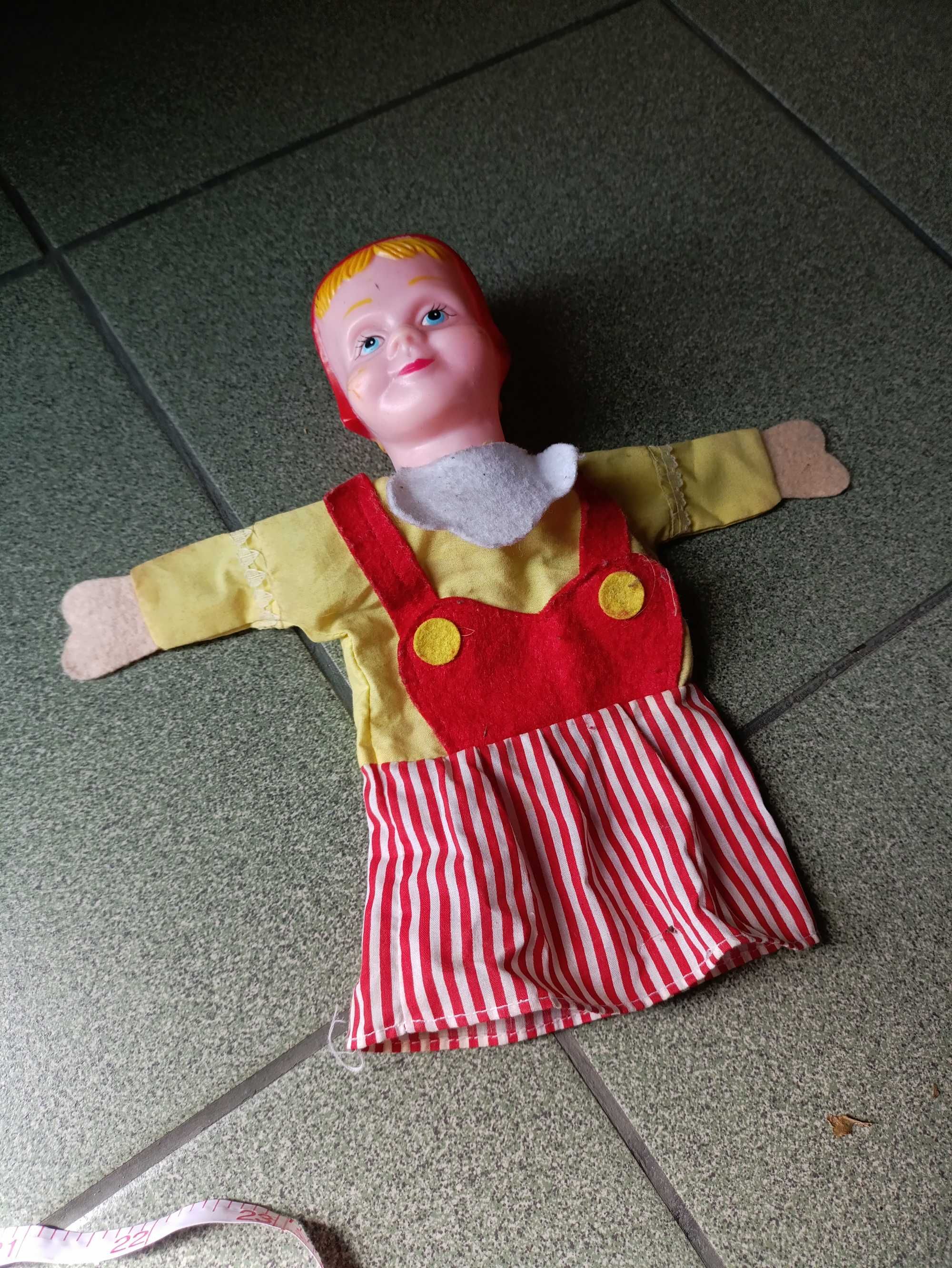 Винтажная игрушка СССР клоун петрушка на руку марионетка
