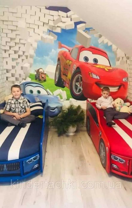 Ліжка автомобілі/диван для дітей з гарантією та безкоштовною доставкою