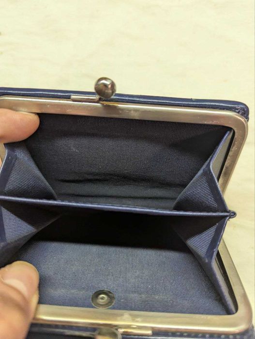 Оригинальный кожаный кошелёк Agnes B. Voyage с двойной застежкой