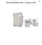Shelly 3EM Módulo WiFi + 3 núcleos 120A
