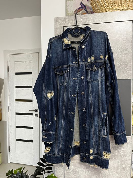Джинсовка розмір S (oversized)