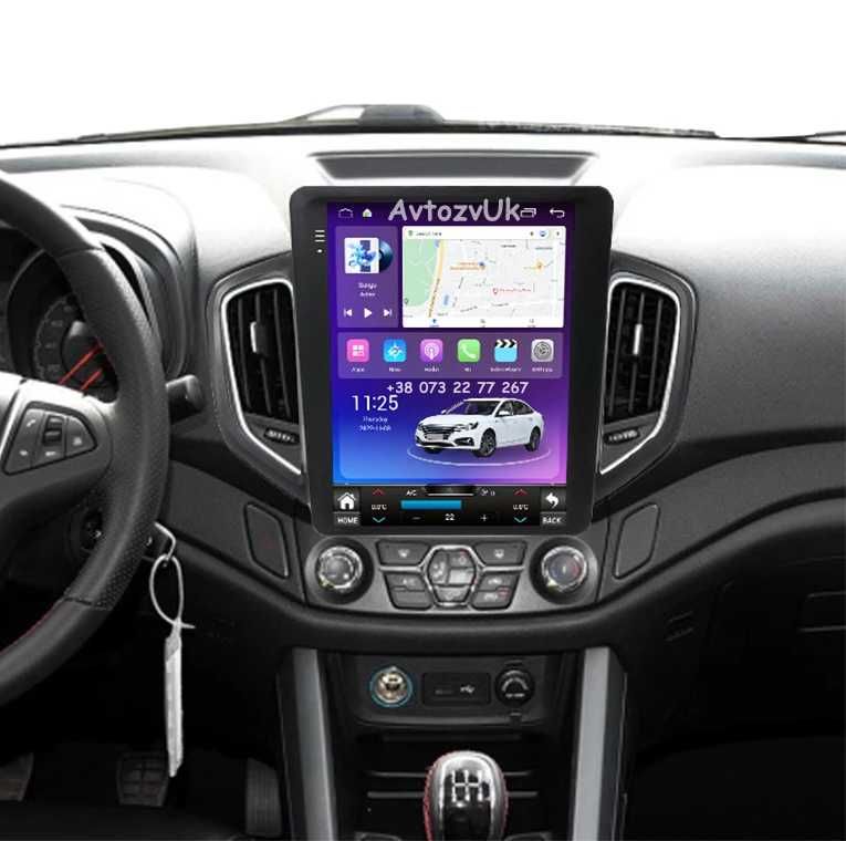 Магнитола TIGGO 5 Chery Тигго 7 GPS USB 2 дин Tesla CarPlay Android 14