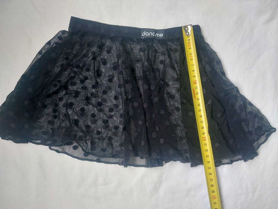 Спідниця-хітон  для дівчинки, чорний, сітка