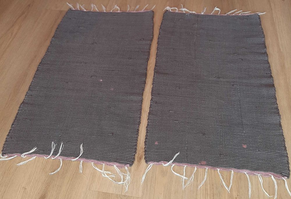 Conjunto 2 Tapetes Algodão Escuros 50x85cm