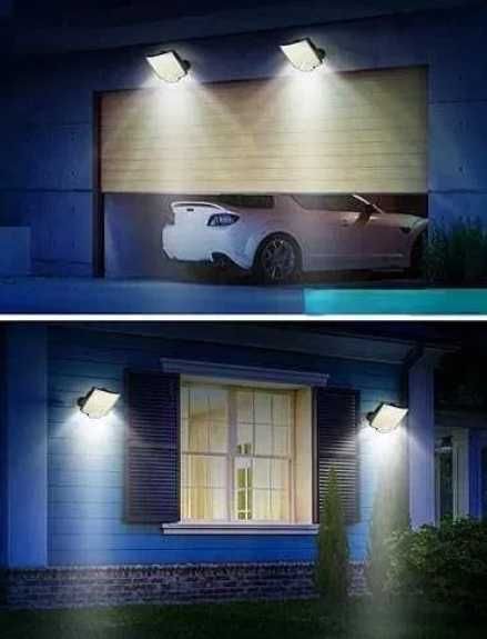 ZESTAW Solarne Lampy ogrodowe, schodowe, balkonowe na Ruch + kabel 5m