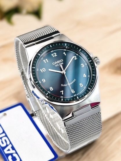 Годинник чоловічий CASIO MTP-RS105M-3B Solar Оригінал Гарантія Часы