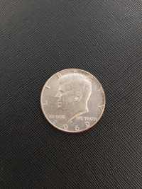 Half Dollar Kennedy Pół dolara srebro 1969