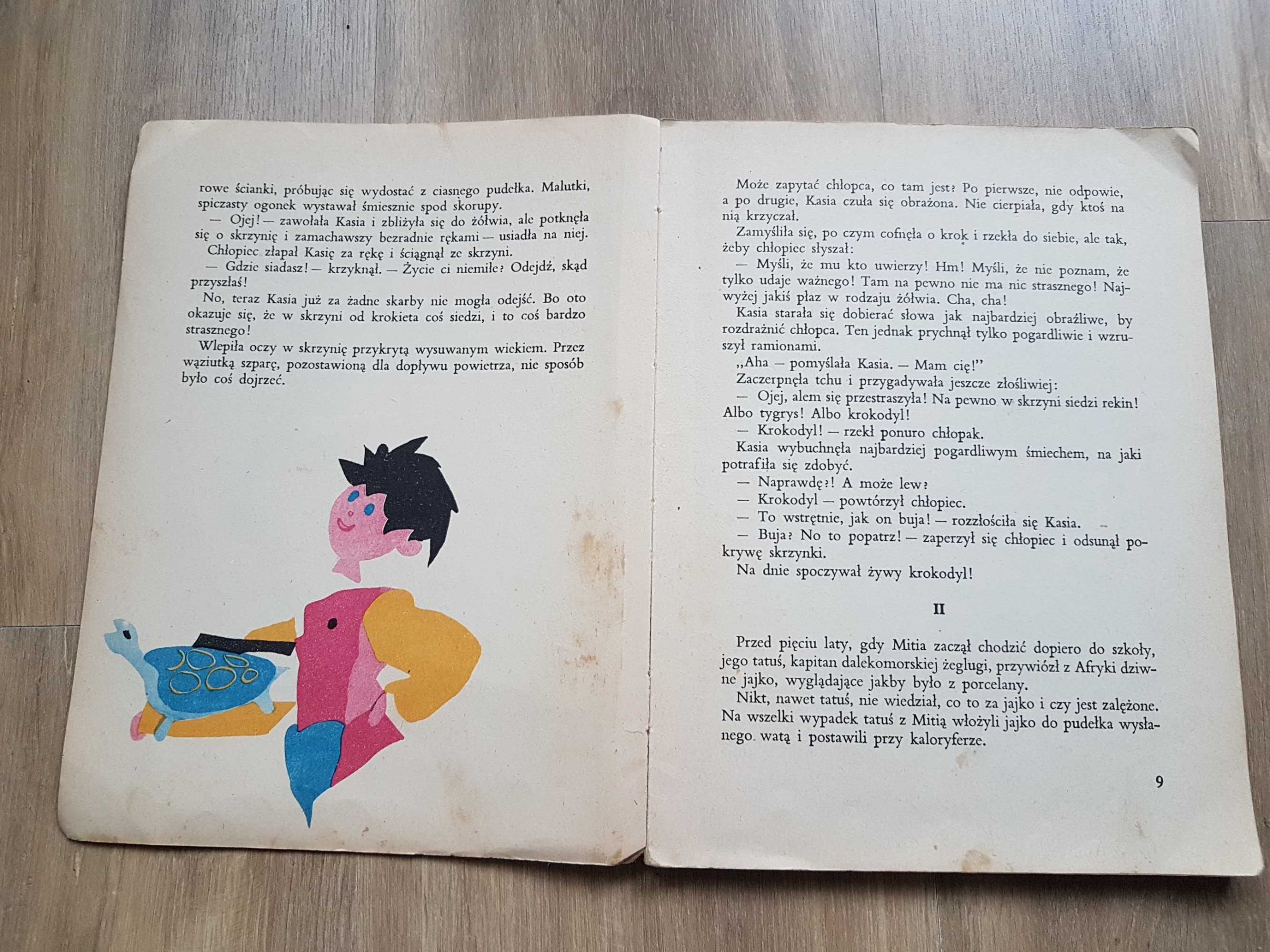 Bajki PRL 1970r Kasia i Krokodyl N. Gernet i G. Jagdfeld
