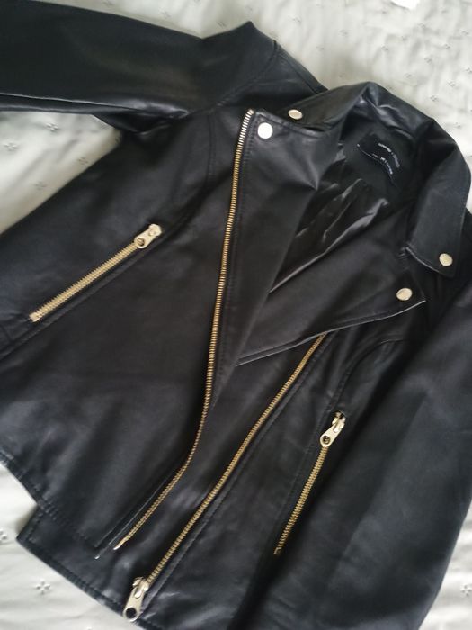 Czarna ramoneska damska S