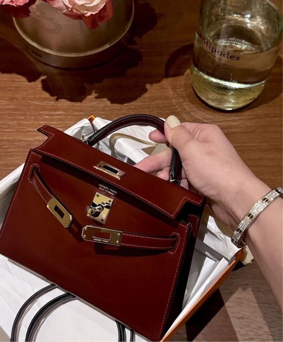Hermes Kelly Mini burgund swift ekskluzywna i jedyna na olx