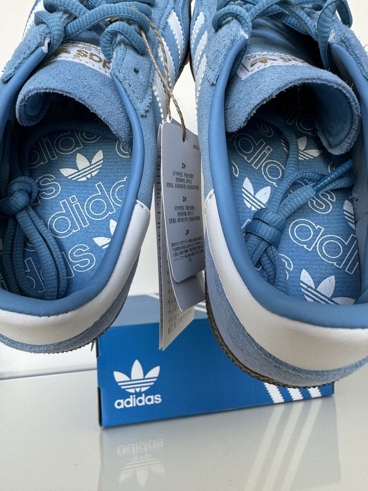 СЕРТИФІКАТ ОРИГІНАЛЬНОСТІ | adidas Handball Spezial «Light Blue» 40 EU