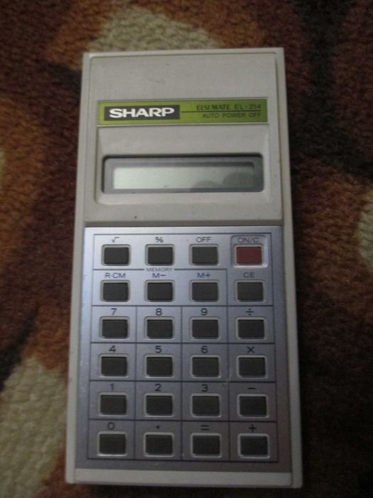 Торг! Винтажный калькулятор Shаrp Japan Япония