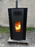 Piecyk na pellet kominek koza 8kW pilot, WŁOSKI HIT, Nowy Gwarancja 5L