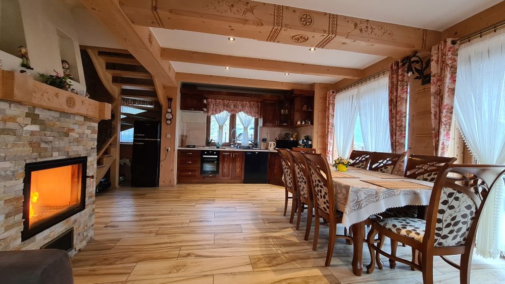 Domek Zakopiański LUX kominek wynajem noclegi wakacje wypoczynek Góry