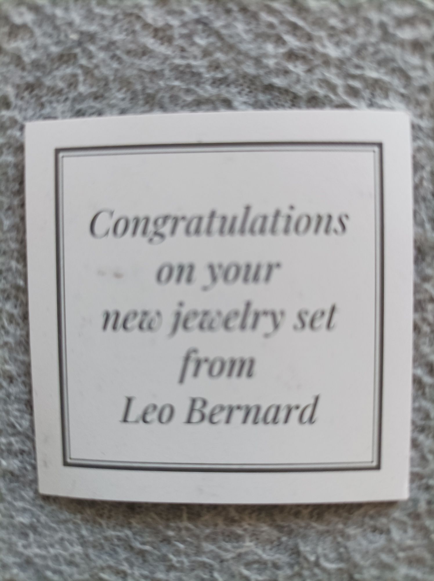 Wisiorek posrebrzany Leo Bernard