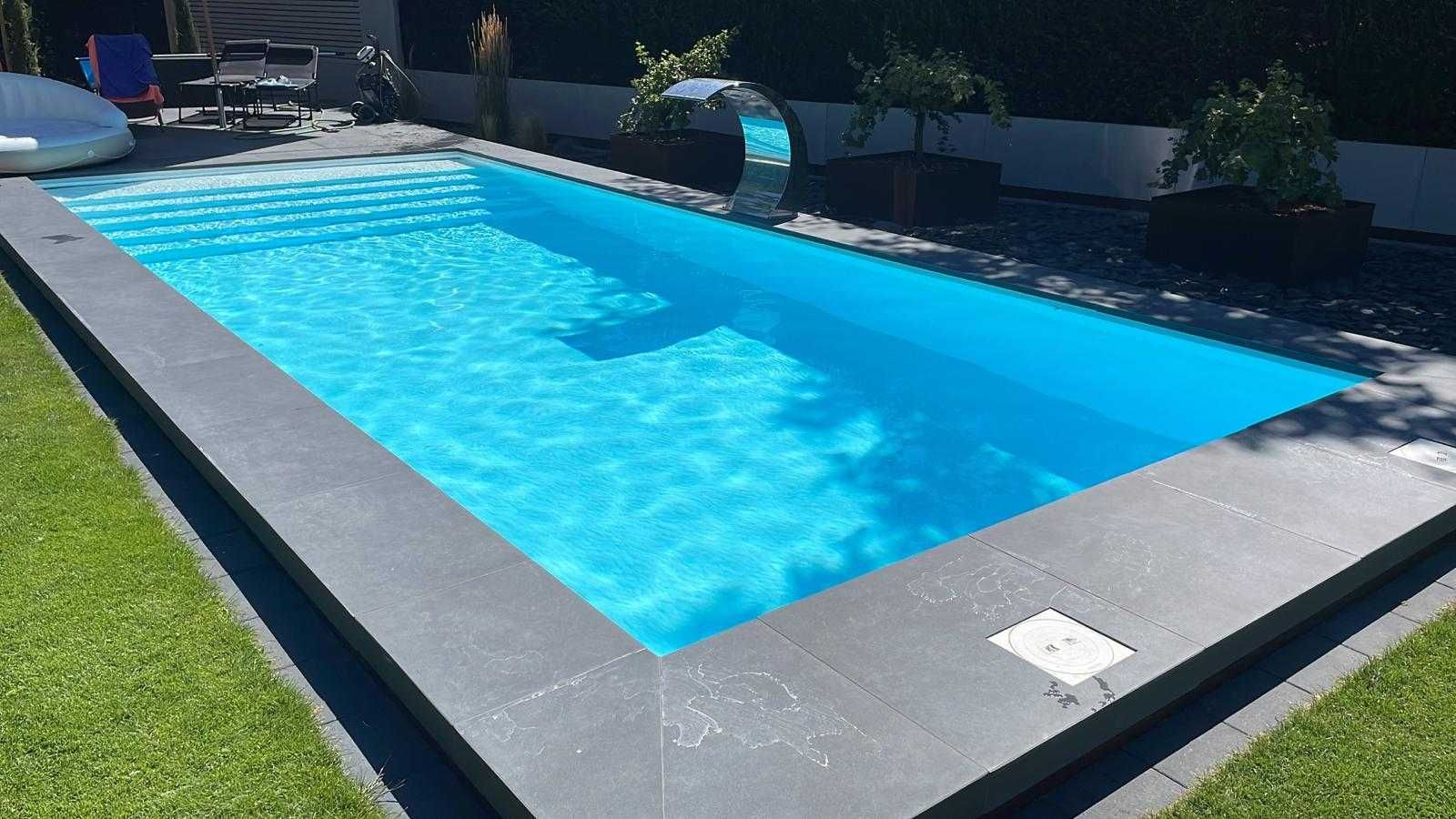 Basen polipropylenowy 5,0x3,0x1,5m z wyposażeniem basen ogrodowy