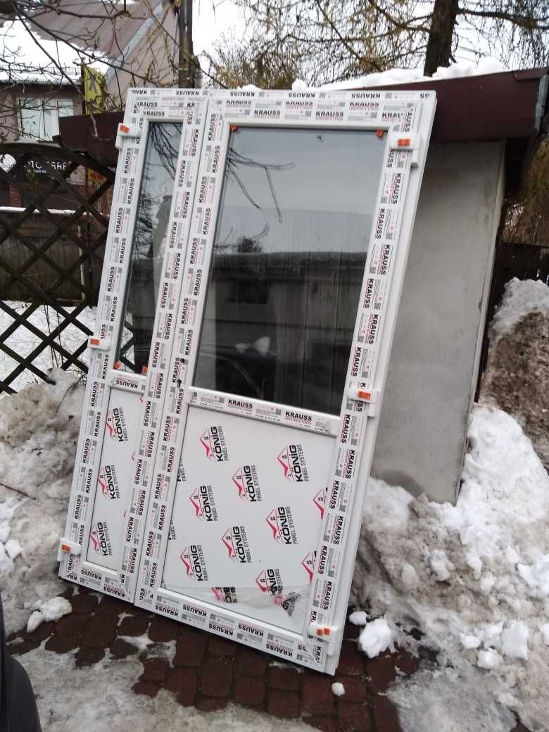 Drzwi PCV 140x210 cm OD REKI także inne rozmiary _okna