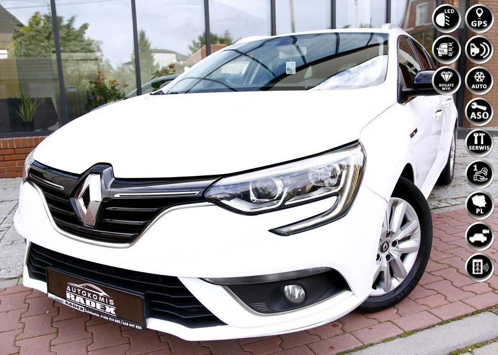 Renault Megane LIMITED|Salon Polska|1 Reka|Bezwyp|Serwis|F.Vat23|Navi|Kamera|6 Bieg|