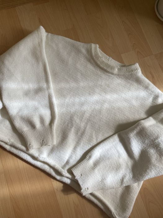 Свитер белый тёплый женский новый